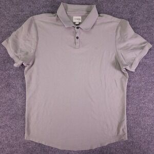 Cuts Clothing Shirt Adult XL Prestige Curved Hem Polo Short Sleeve Men Muscle